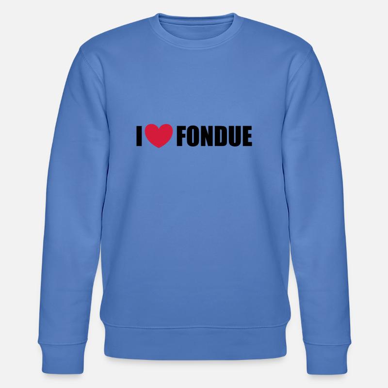 Fondue - Stanley/Stella Unisex Bio-Sweatshirt CHANGER  - Blau