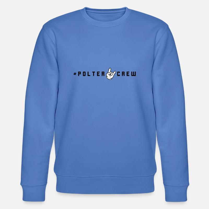 Polter Crew Polterabend - Stanley/Stella Unisex Bio-Sweatshirt CHANGER - Blau