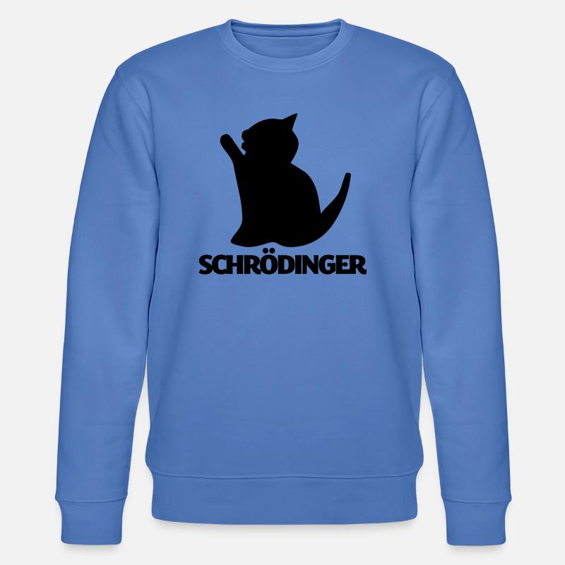 Chat de Schrödinger - Sweat bio CHANGER Stanley/Stella Unisexe - bleu