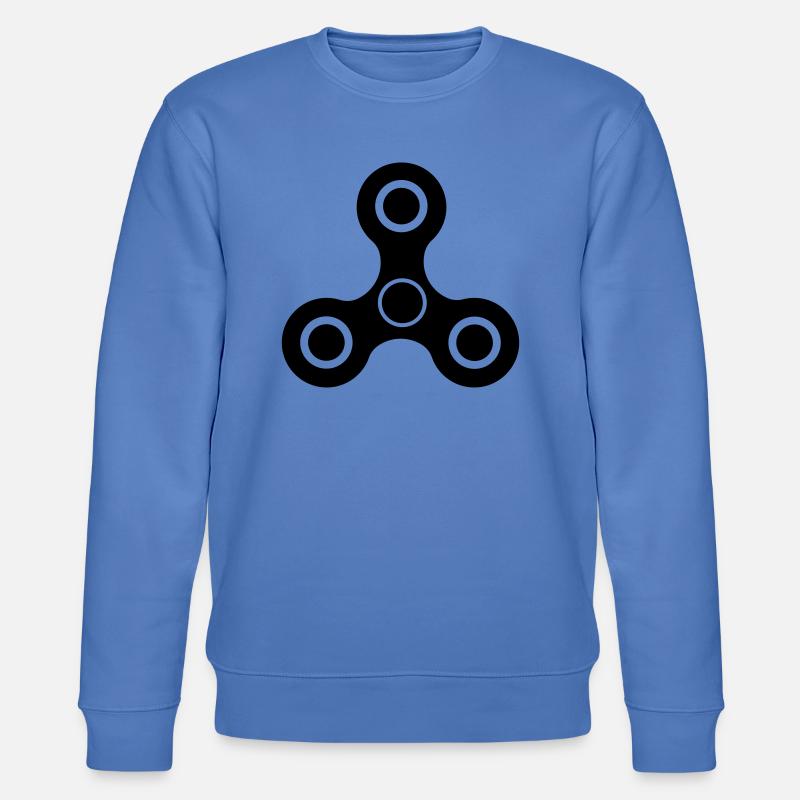 fidget spinner - Stanley/Stella Unisex Bio-Sweatshirt CHANGER  - Blau
