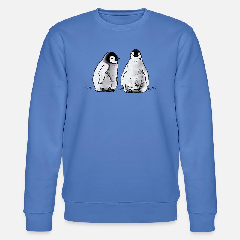 Pinguin Babys - Stanley/Stella Unisex Bio-Sweatshirt CHANGER  - Blau