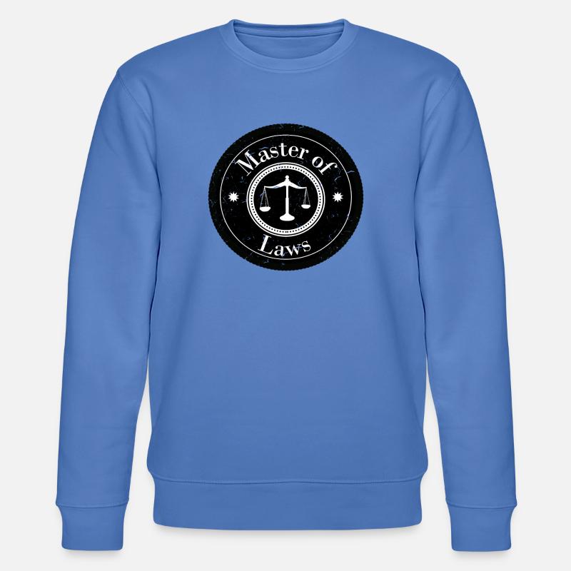 Master of Laws Logo Patch - Stanley/Stella Unisex Bio-Sweatshirt CHANGER  - Blau