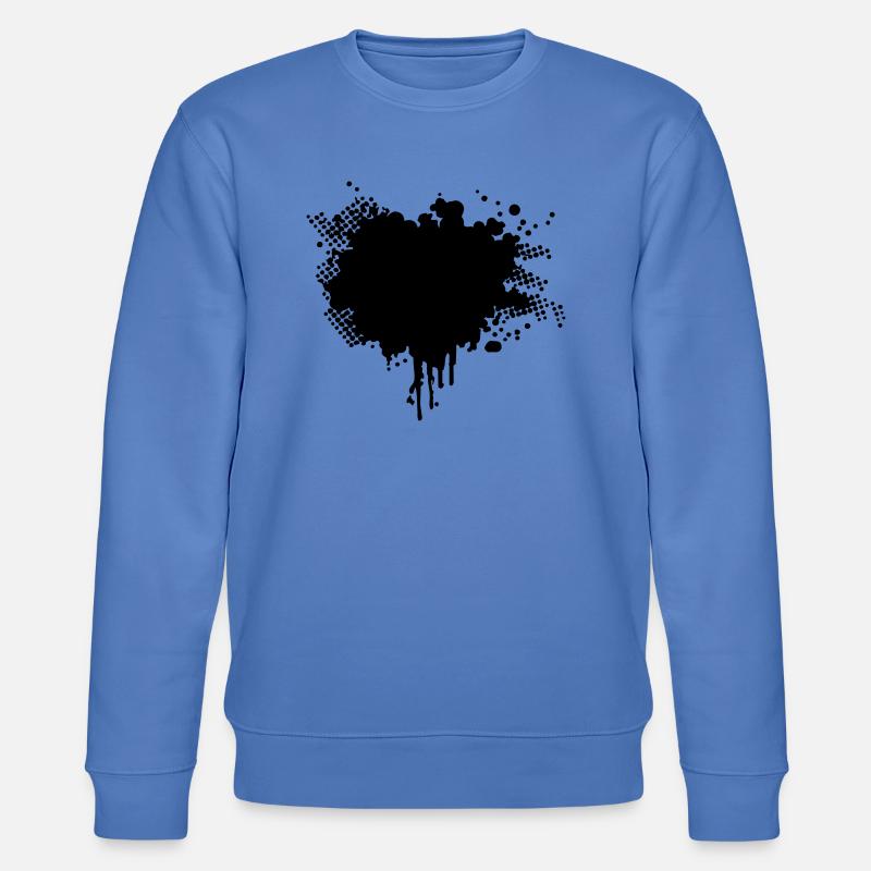 splatter - Stanley/Stella Unisex Bio-Sweatshirt CHANGER  - Blau