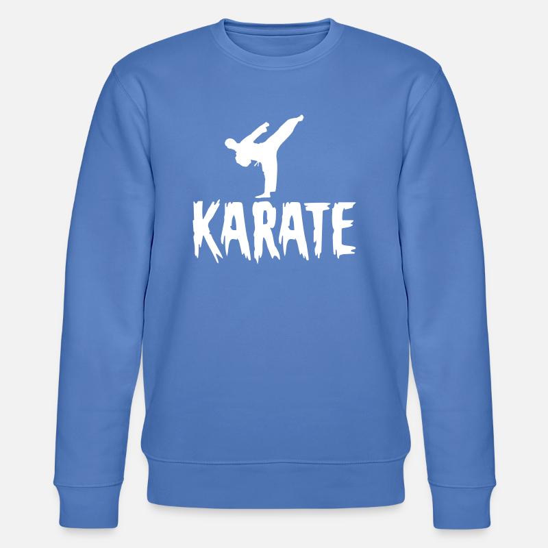 Karate-Logo - Stanley/Stella Unisex Bio-Sweatshirt CHANGER  - Blau