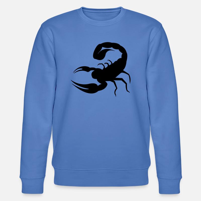 skorpion - Stanley/Stella Unisex Bio-Sweatshirt CHANGER  - Blau