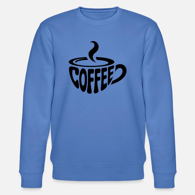 Coffee - Cool Café Logo - Sweat bio CHANGER Stanley/Stella Unisexe - bleu