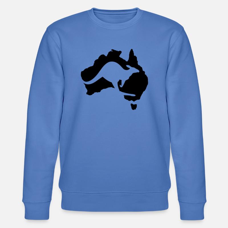 australia_design_je1 - Stanley/Stella Unisex Bio-Sweatshirt CHANGER  - Blau