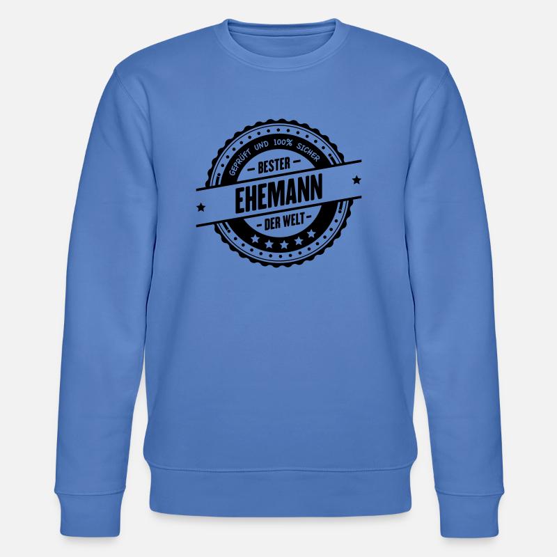 Bester Ehemann - Stanley/Stella Unisex Bio-Sweatshirt CHANGER  - Blau