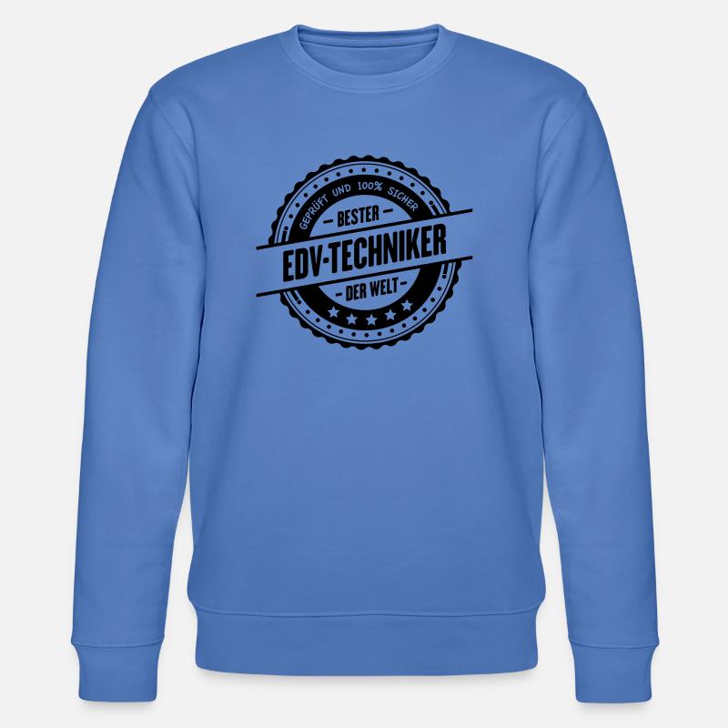 Bester EDV-Techniker - Stanley/Stella Unisex Bio-Sweatshirt CHANGER  - Blau