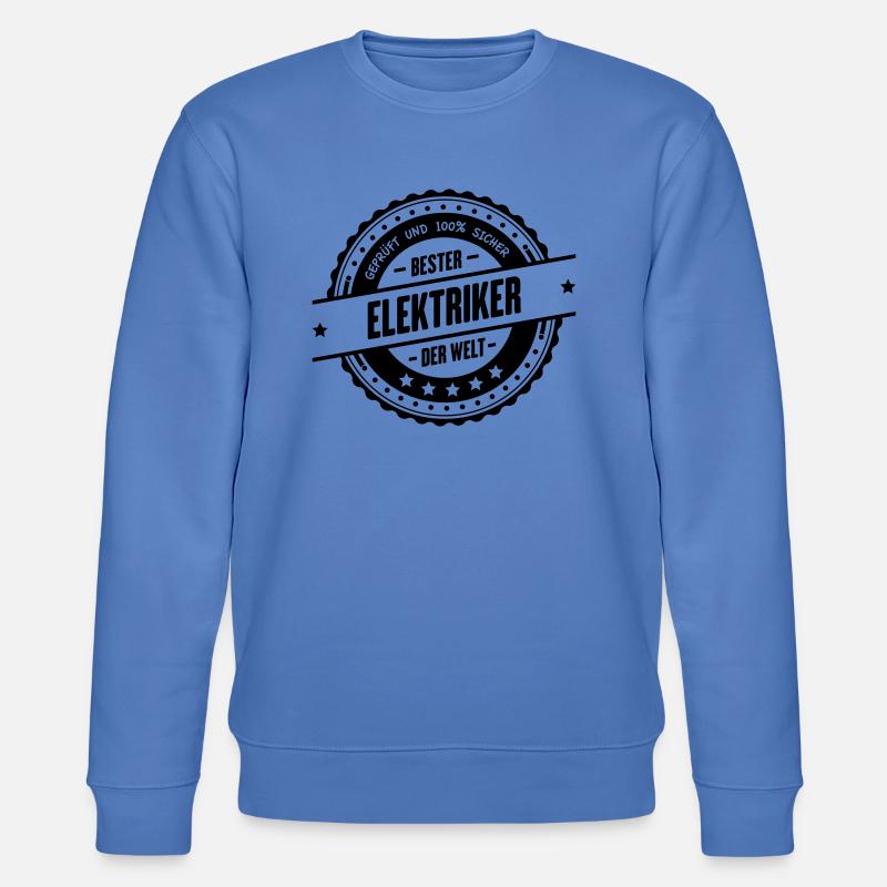 Bester Elektriker - Stanley/Stella Unisex Bio-Sweatshirt CHANGER  - Blau