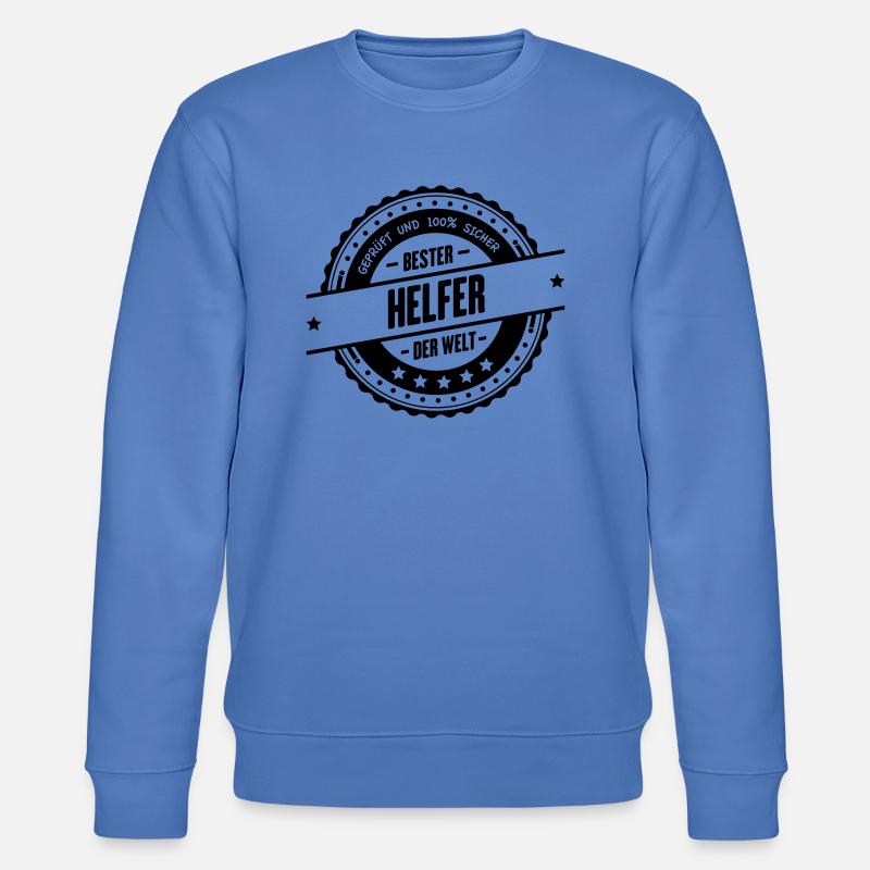 Bester Helfer - Stanley/Stella Unisex Bio-Sweatshirt CHANGER  - Blau