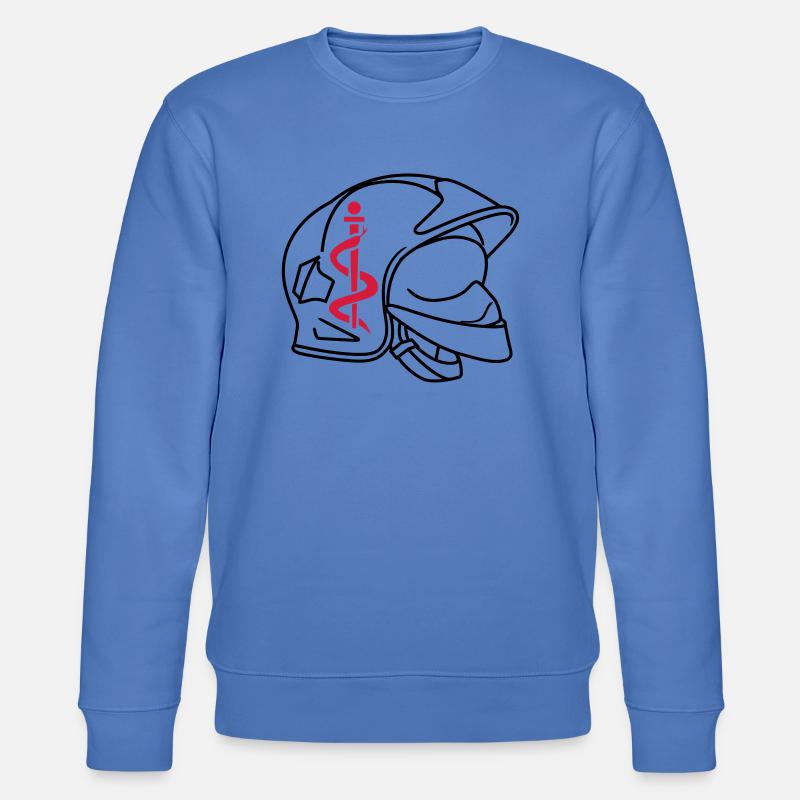 ISP pompier - Stanley/Stella Unisex Bio-Sweatshirt CHANGER  - Blau