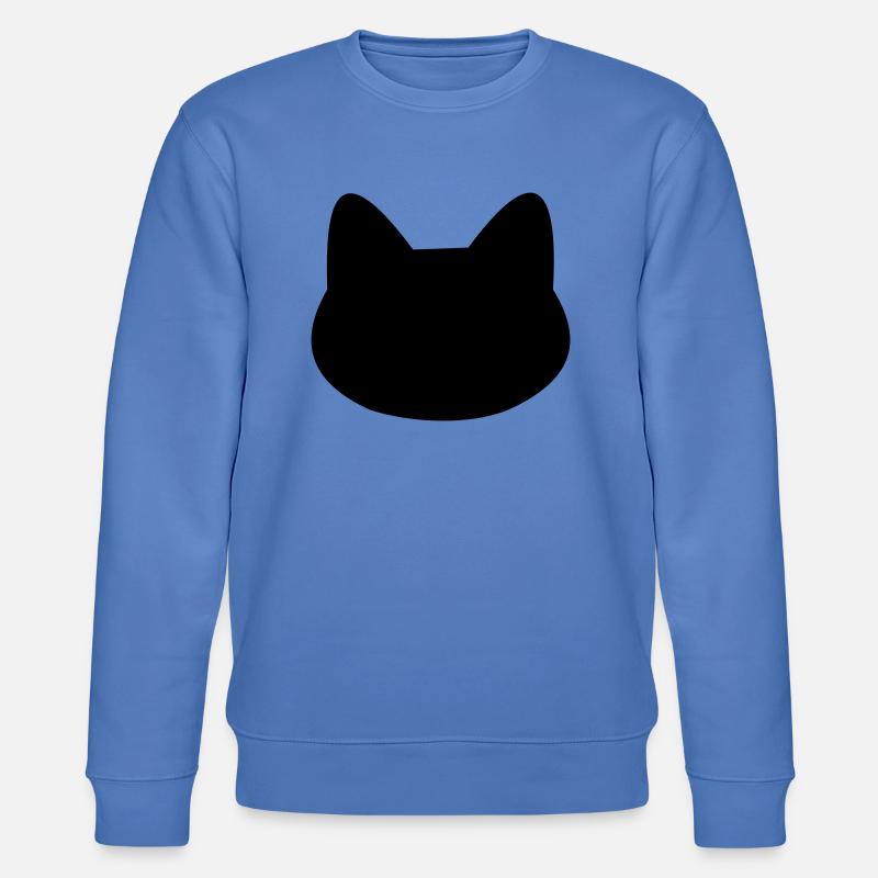 katze - Stanley/Stella Unisex Bio-Sweatshirt CHANGER  - Blau