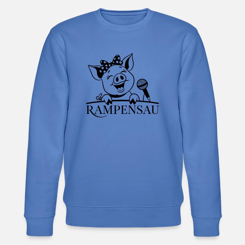 Rampe porc - Sweat bio CHANGER Stanley/Stella Unisexe - bleu