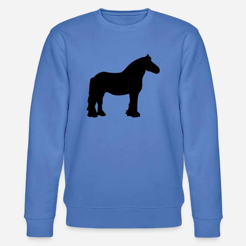 Pferd - Stanley/Stella Unisex Bio-Sweatshirt CHANGER  - Blau