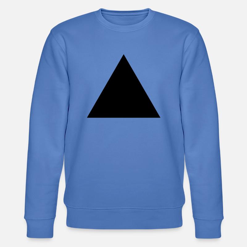 Minimalistic triangle - Stanley/Stella Unisex Bio-Sweatshirt CHANGER  - Blau