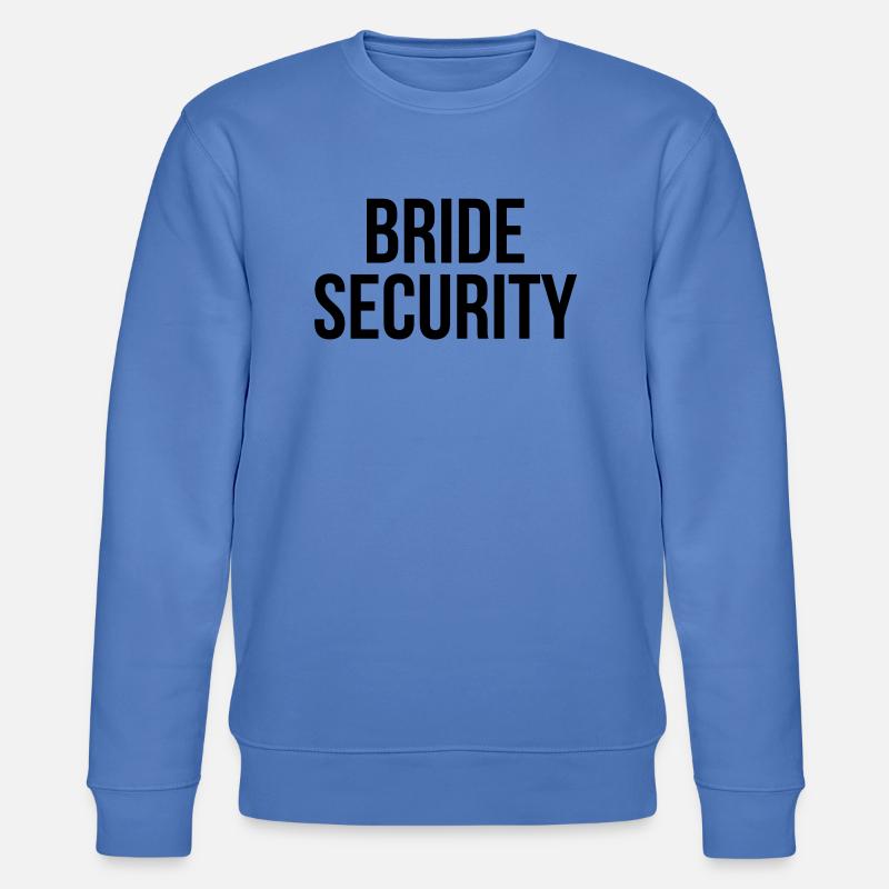 Bride security - Stanley/Stella Unisex Bio-Sweatshirt CHANGER  - Blau