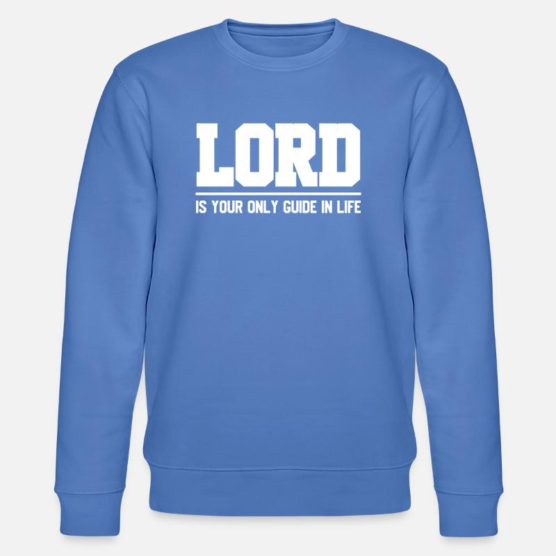 Christliche Sprüche - Stanley/Stella Unisex Bio-Sweatshirt CHANGER  - Blau