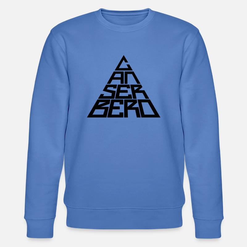 VECTORIZED CANSERBERO - Stanley/Stella CHANGER Unisex Organic Sweatshirt - bright blue