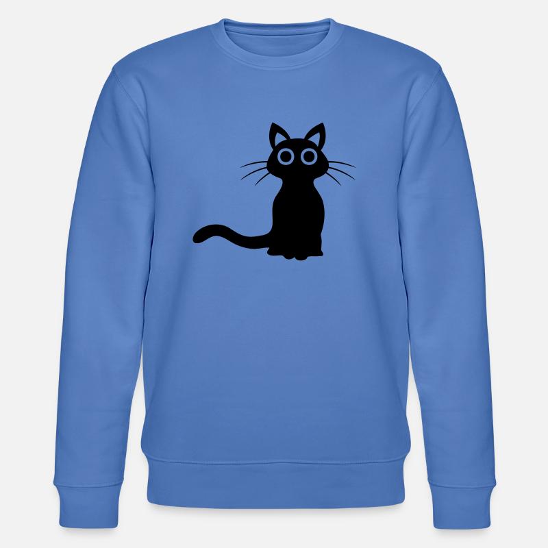Mignon chat noir - Sweat bio CHANGER Stanley/Stella Unisexe - bleu