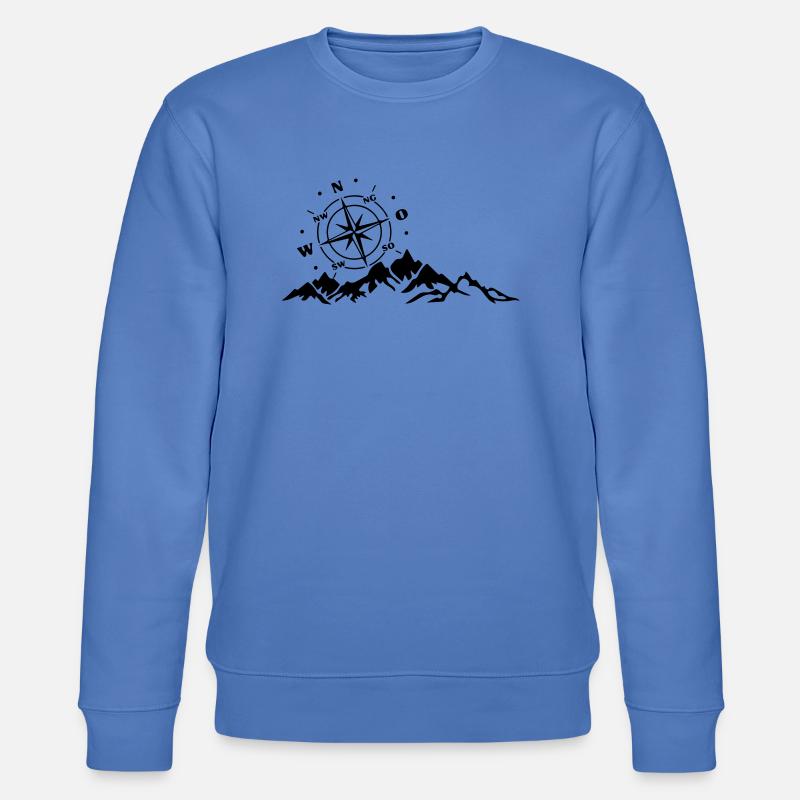 Kompass - Stanley/Stella Unisex Bio-Sweatshirt CHANGER  - Blau