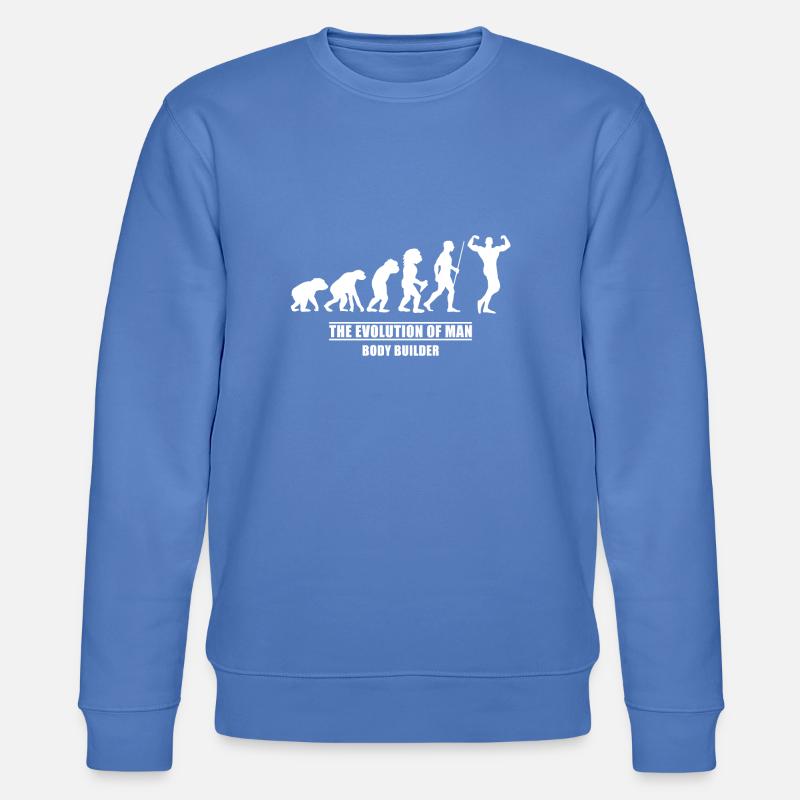 Evolution de la musculation - Sweat bio CHANGER Stanley/Stella Unisexe - bleu