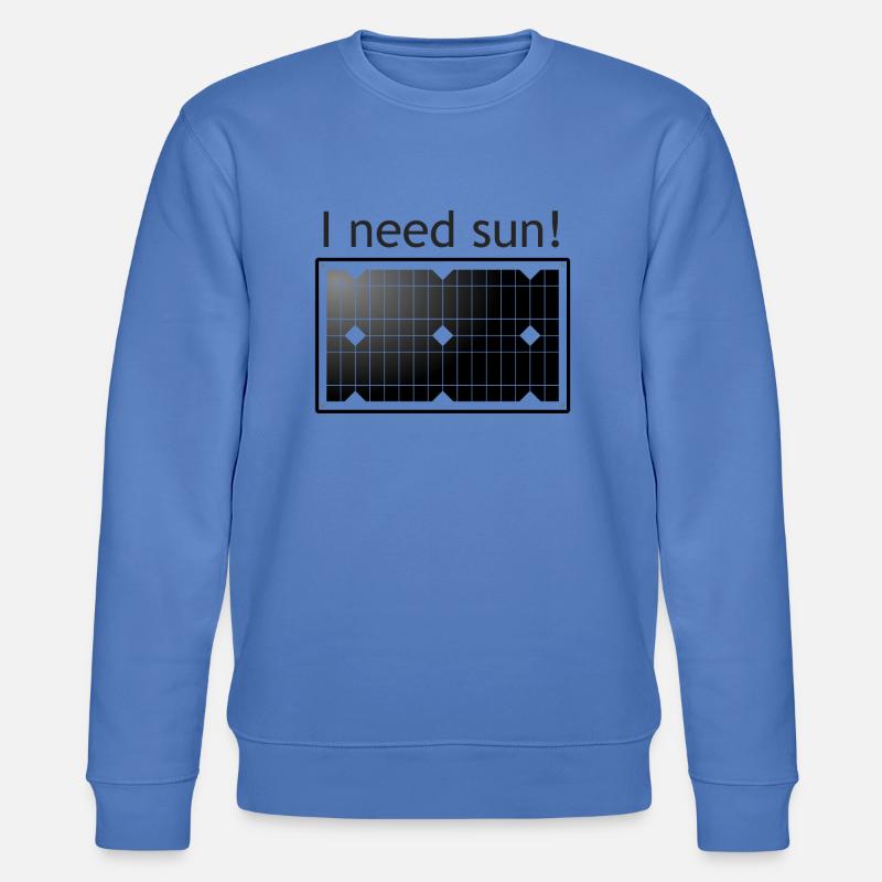 I need Sun - Stanley/Stella Unisex Bio-Sweatshirt CHANGER  - Blau