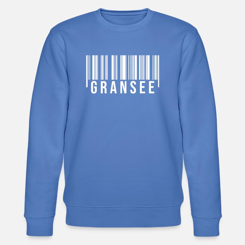 Gransee Strichcode - Stanley/Stella Unisex Bio-Sweatshirt CHANGER  - Blau