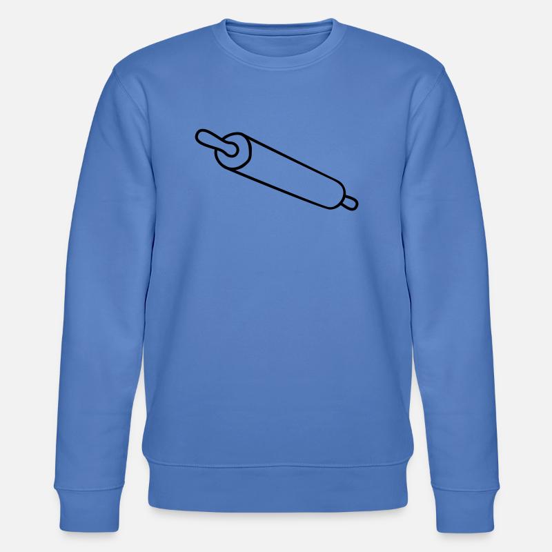 rolling_pin - Stanley/Stella Unisex Bio-Sweatshirt CHANGER  - Blau