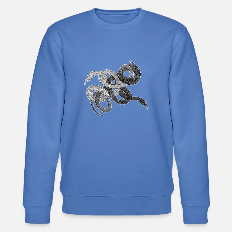 Serpents anaconda cadeau python - Sweat bio CHANGER Stanley/Stella Unisexe - bleu