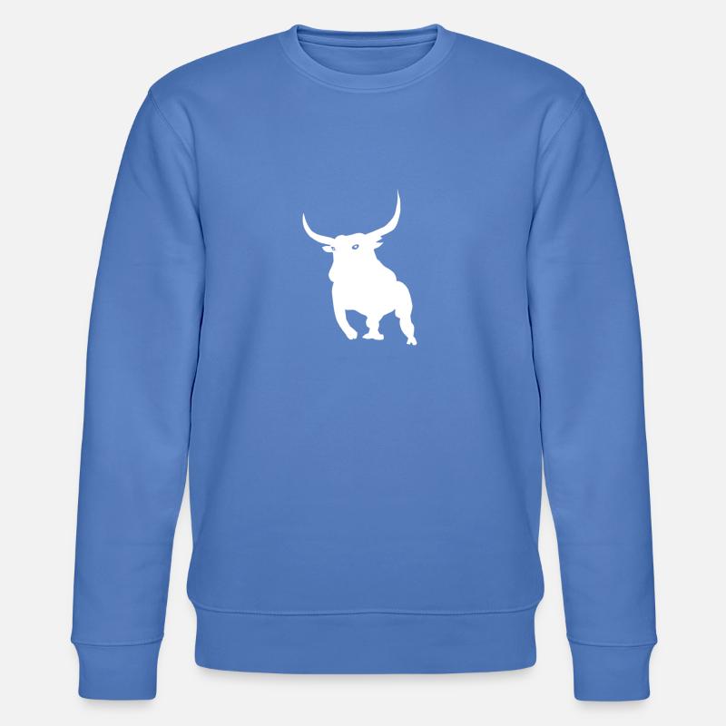 Signe du zodiaque taureau - Sweat bio CHANGER Stanley/Stella Unisexe - bleu