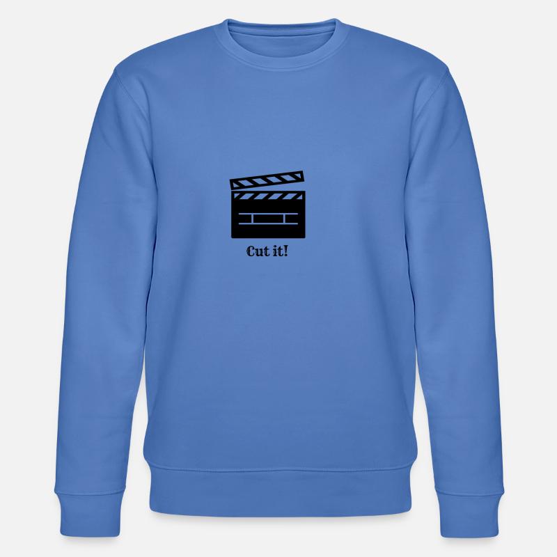 Cut it! - Stanley/Stella Unisex Bio-Sweatshirt CHANGER  - Blau