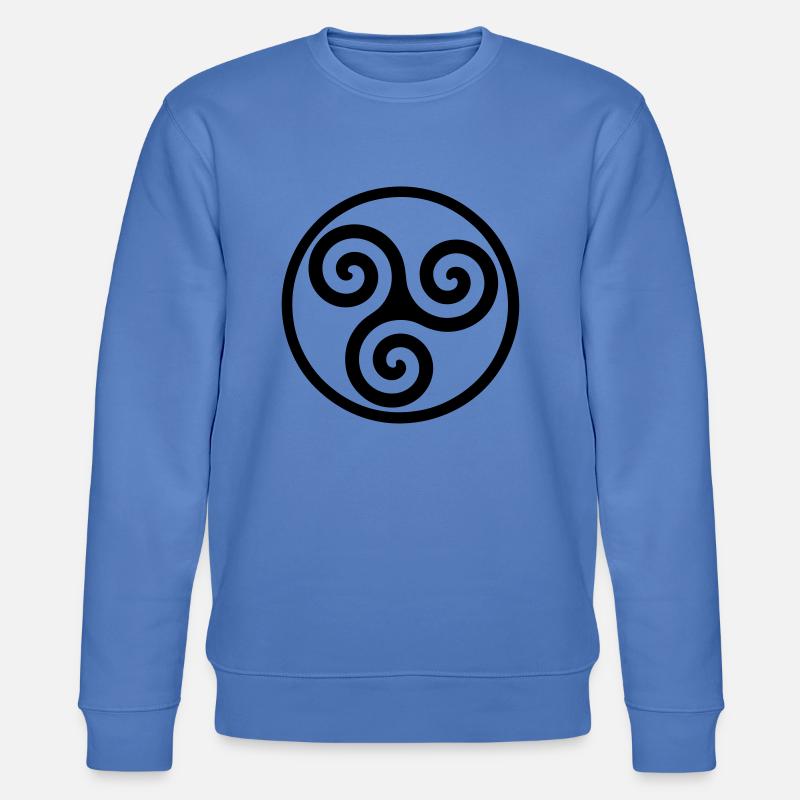 triskelion - Stanley/Stella Unisex Bio-Sweatshirt CHANGER  - Blau