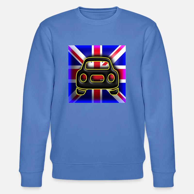 Union Jack Black Cab - Stanley/Stella Unisex Bio-Sweatshirt CHANGER  - Blau