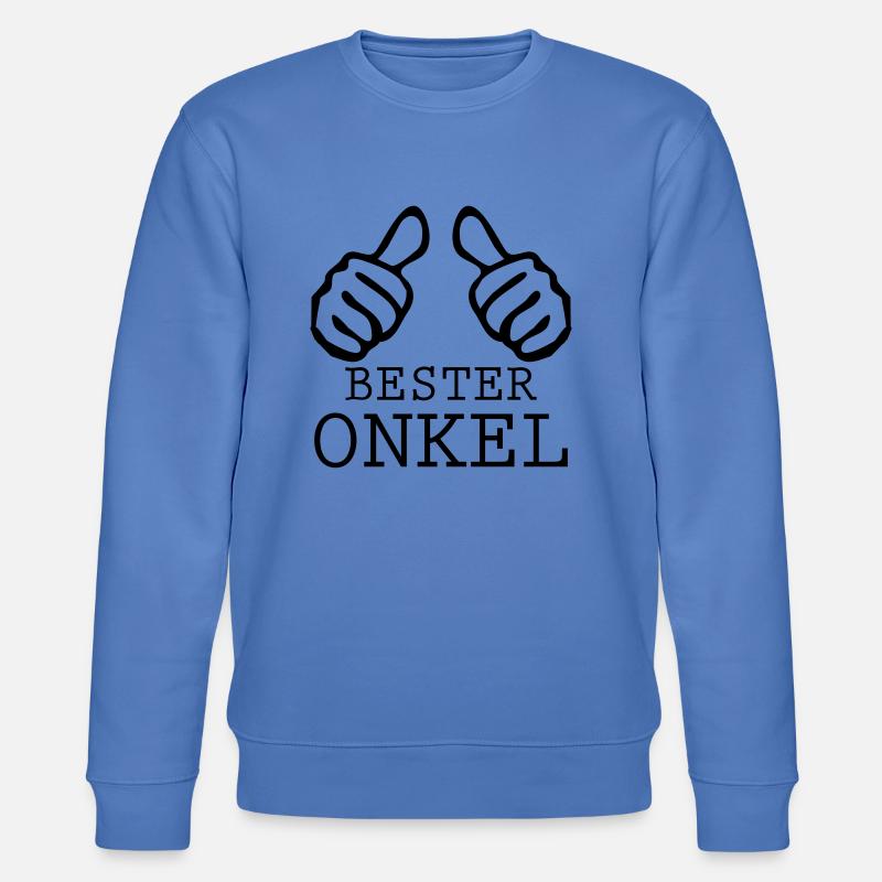bester onkel - Stanley/Stella Unisex Bio-Sweatshirt CHANGER  - Blau