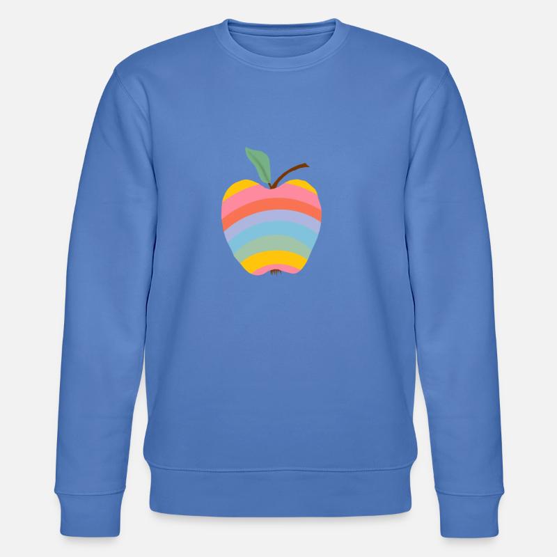 Rainbow Apple - Stanley/Stella Unisex Bio-Sweatshirt CHANGER  - Blau