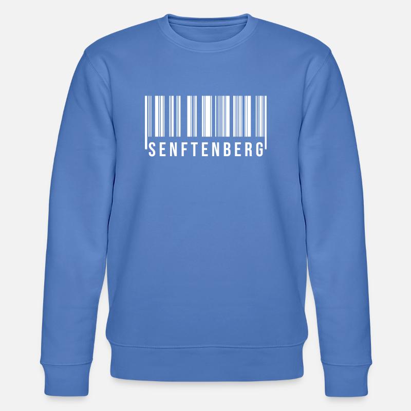 Senftenberg Strichcode - Stanley/Stella Unisex Bio-Sweatshirt CHANGER  - Blau