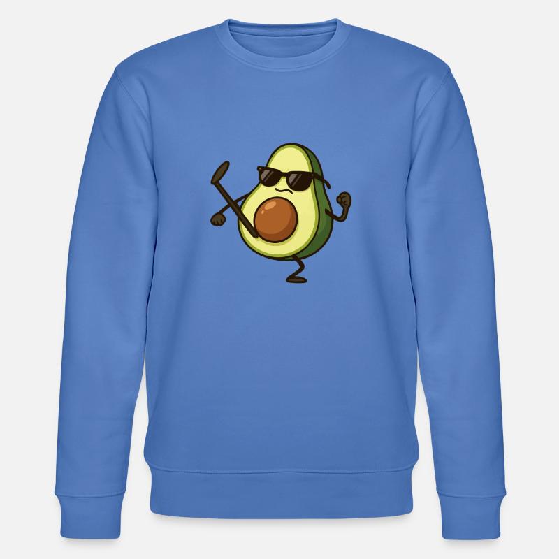 avocado karate - Stanley/Stella Unisex Bio-Sweatshirt CHANGER  - Blau