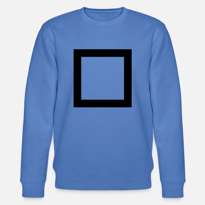 Quadrat rand - Stanley/Stella Unisex Bio-Sweatshirt CHANGER  - Blau