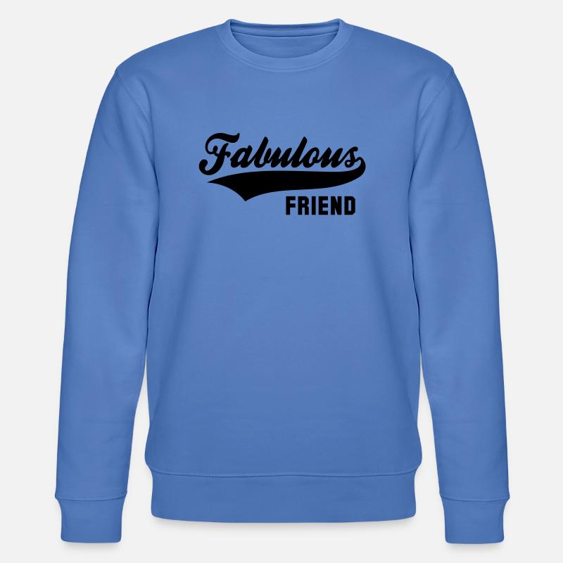 Fabulous FRIEND - Stanley/Stella CHANGER Unisex Organic Sweatshirt - bright blue