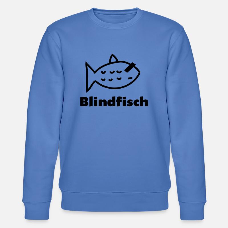 Blindfisch - Stanley/Stella Unisex Bio-Sweatshirt CHANGER  - Blau