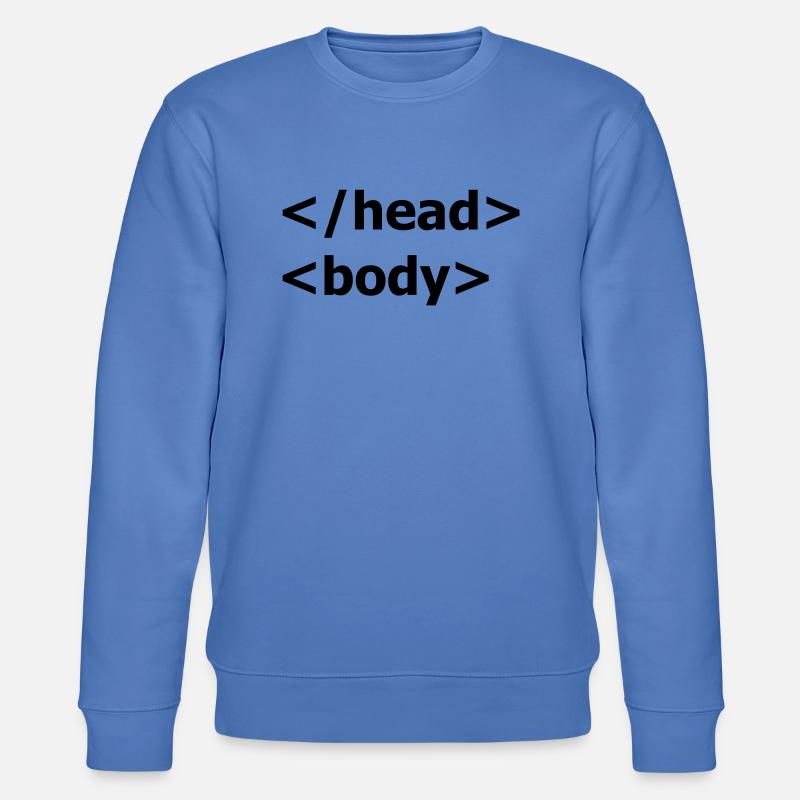 HTML Spass - Stanley/Stella Unisex Bio-Sweatshirt CHANGER  - Blau