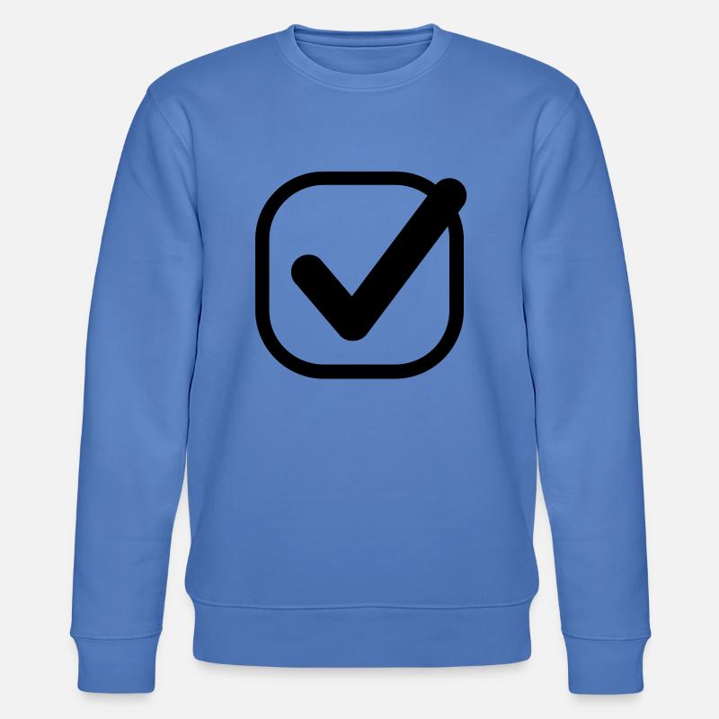 checkmark - Stanley/Stella Unisex Bio-Sweatshirt CHANGER  - Blau
