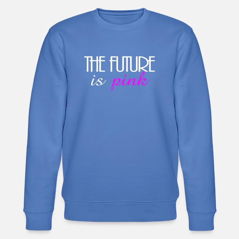 The future is pink - Stanley/Stella Unisex Bio-Sweatshirt CHANGER  - Blau