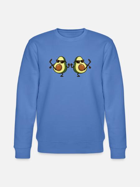 avocado karate 2 - Stanley/Stella Unisex Bio-Sweatshirt CHANGER - Blau