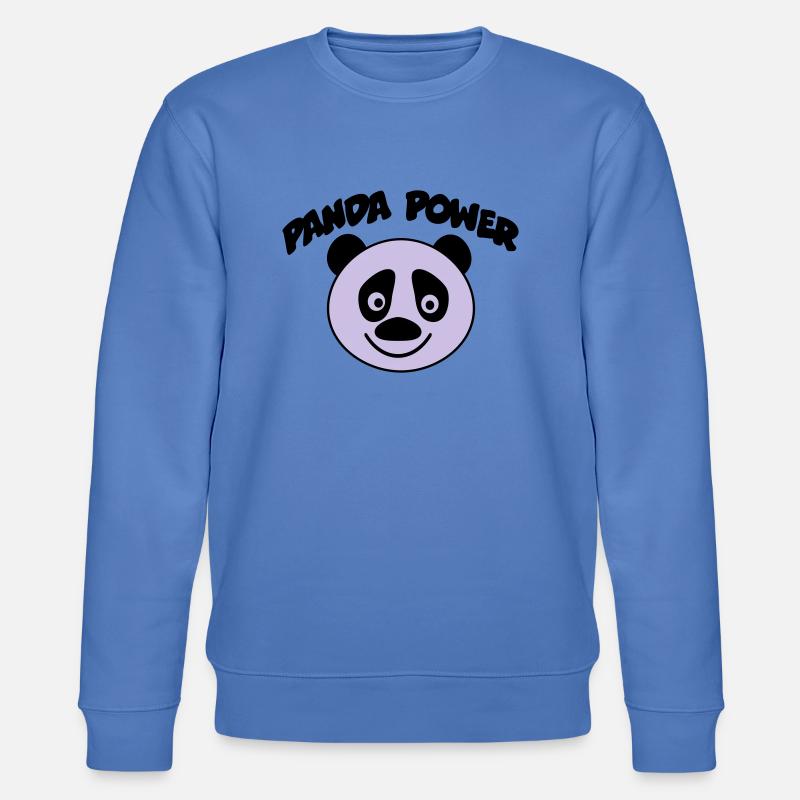 panda - Stanley/Stella Unisex Bio-Sweatshirt CHANGER - Blau