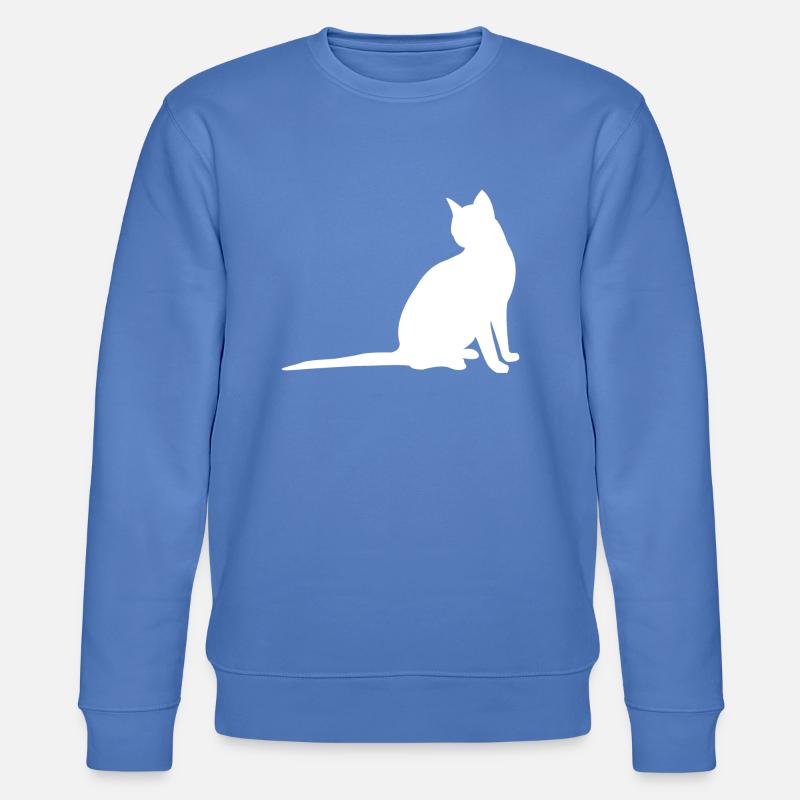 chat - Sweat bio CHANGER Stanley/Stella Unisexe - bleu