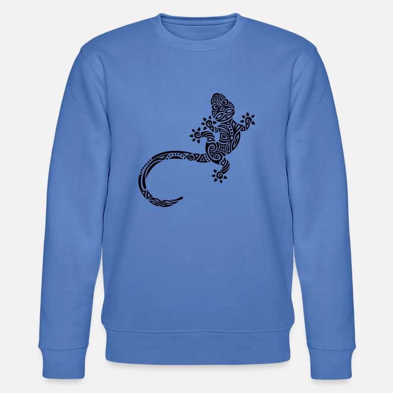 Ethno Gekko - Stanley/Stella Unisex Bio-Sweatshirt CHANGER  - Blau