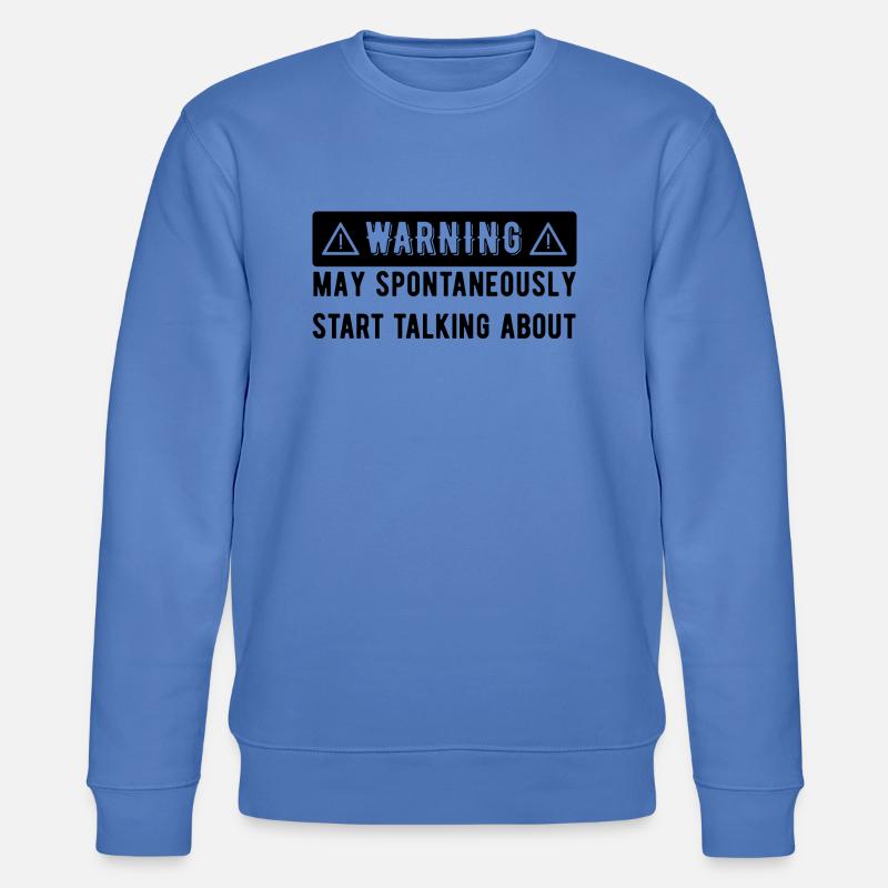 warning - Stanley/Stella Unisex Bio-Sweatshirt CHANGER  - Blau