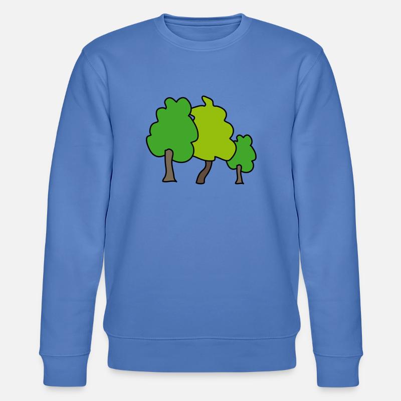 Bäume - Stanley/Stella Unisex Bio-Sweatshirt CHANGER  - Blau